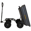 Four-Wheeled Dump Cart against a white background